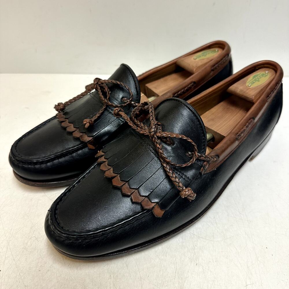 EUC Rancourt & Co. x FootJoy Tassel Loafer Braided Kiltie Made in Maine USA 13